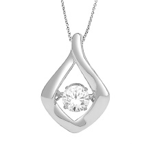 Bijoux en argent sterling 925 Pendentifs en diamant de danse